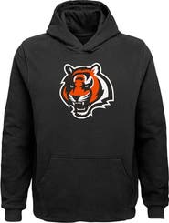 Outerstuff Youth Black Cincinnati Bengals Team Logo Pullover Hoodie