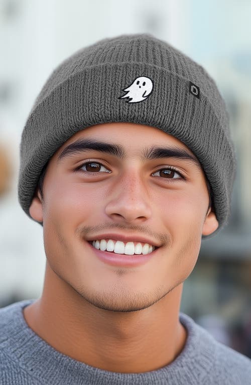 Dalix Ghost Beanie In Baby Blue
