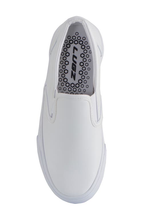 Lugz Clipper Slip-on Sneaker In White
