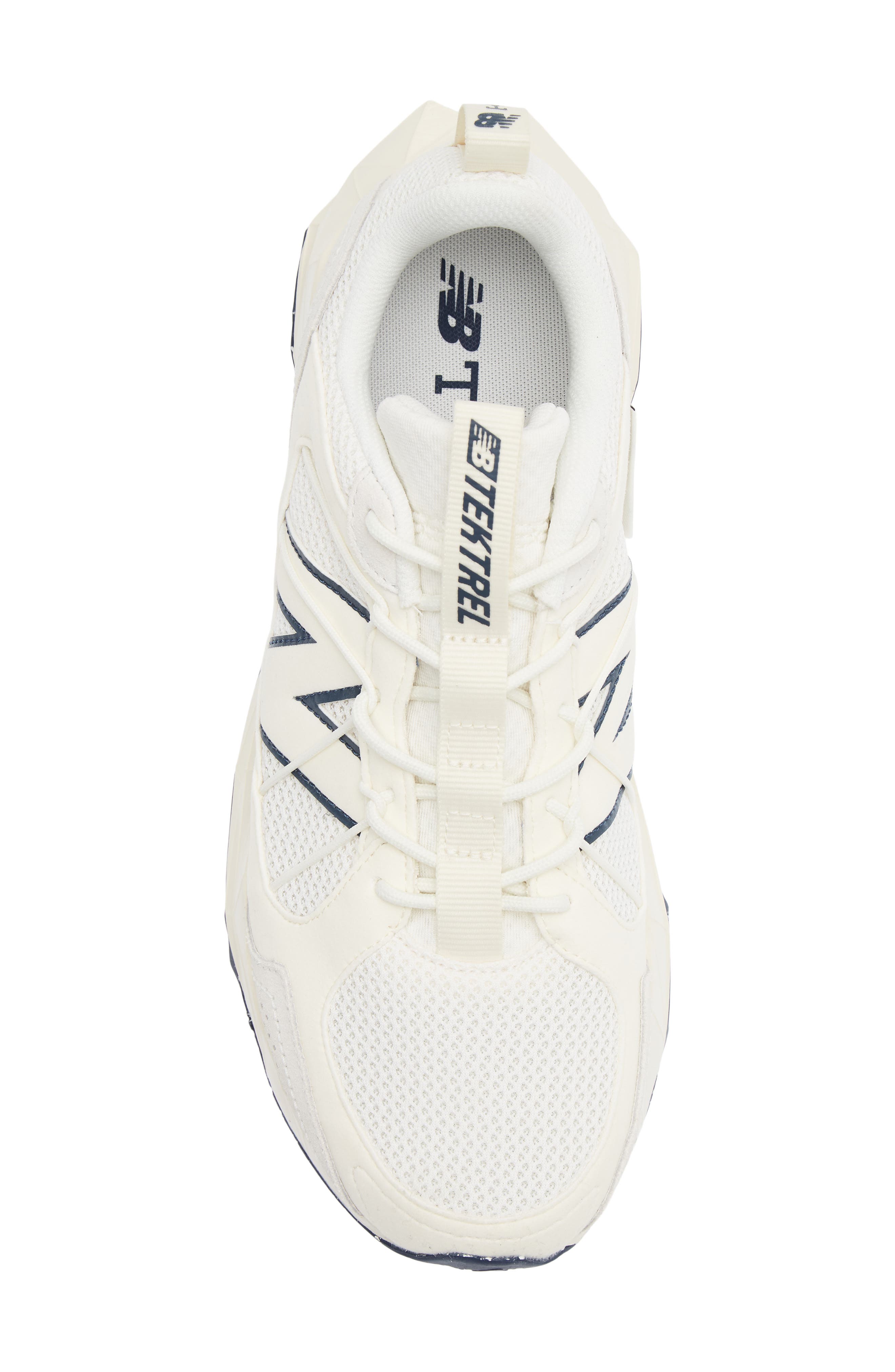 Tektrel Trail Running Shoe, Alternate, color, ANGORA/ NB NAVY