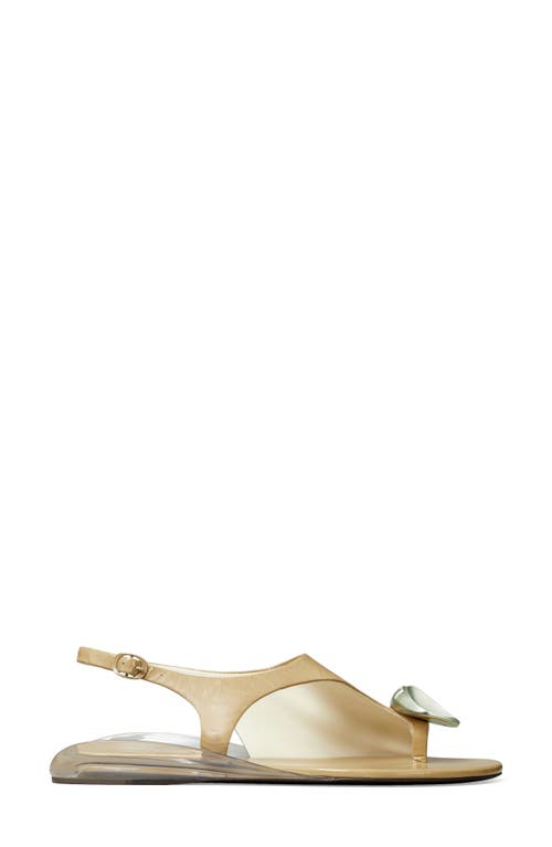 Tory Burch Patos Slingback Open-toe Sandals In Brown