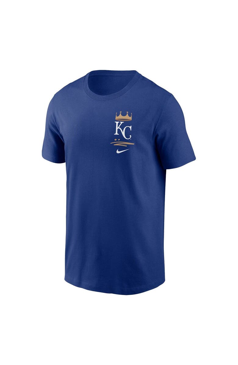Nike Men's Nike Royal Kansas City Royals Wordmark Local Team T-Shirt, Alternate, color, 