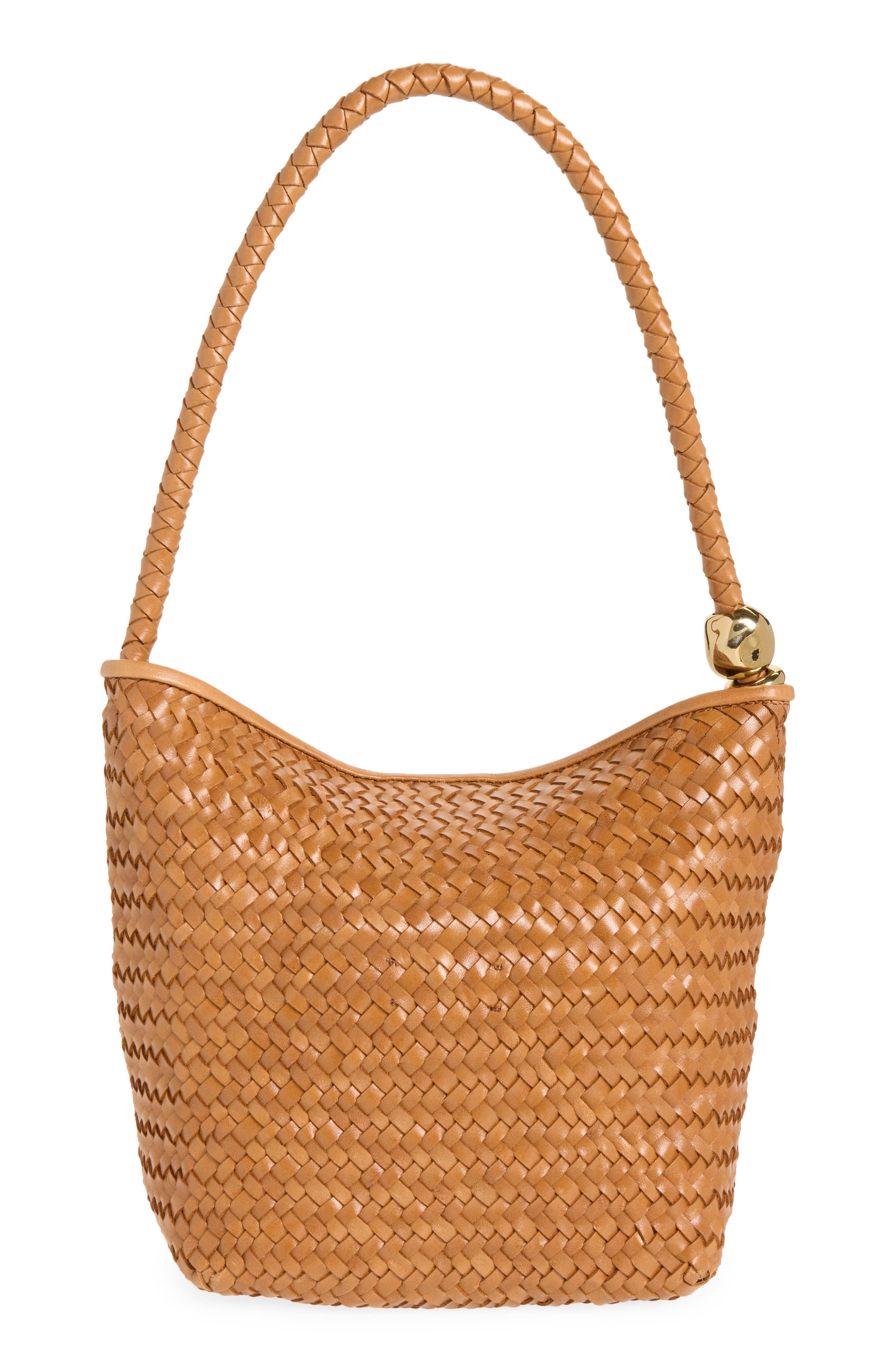 Madewell The Signature Woven Raffia Shoulder Bag, Alternate, color, Burnt Sienna