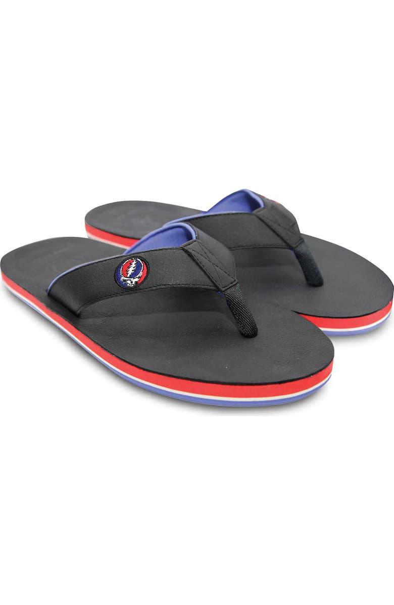 hari mari x Grateful Dead Reverb Waterproof Flip Flop, Main, color,