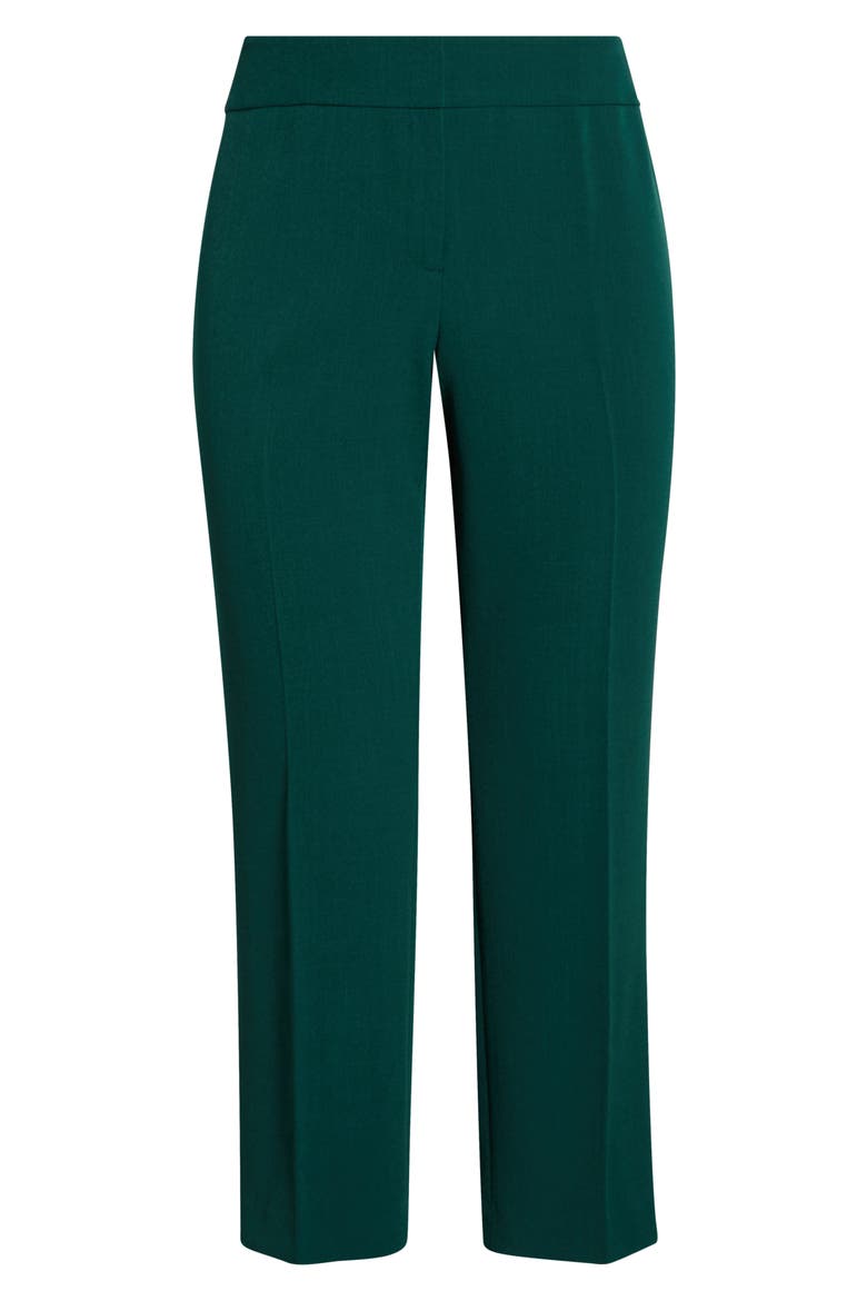 Flat Front Slim Pants, Alternate, color, EVERGREEN