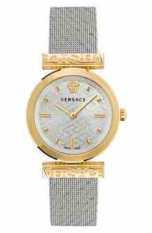 Versace Regalia Mesh Strap Watch, 34mm