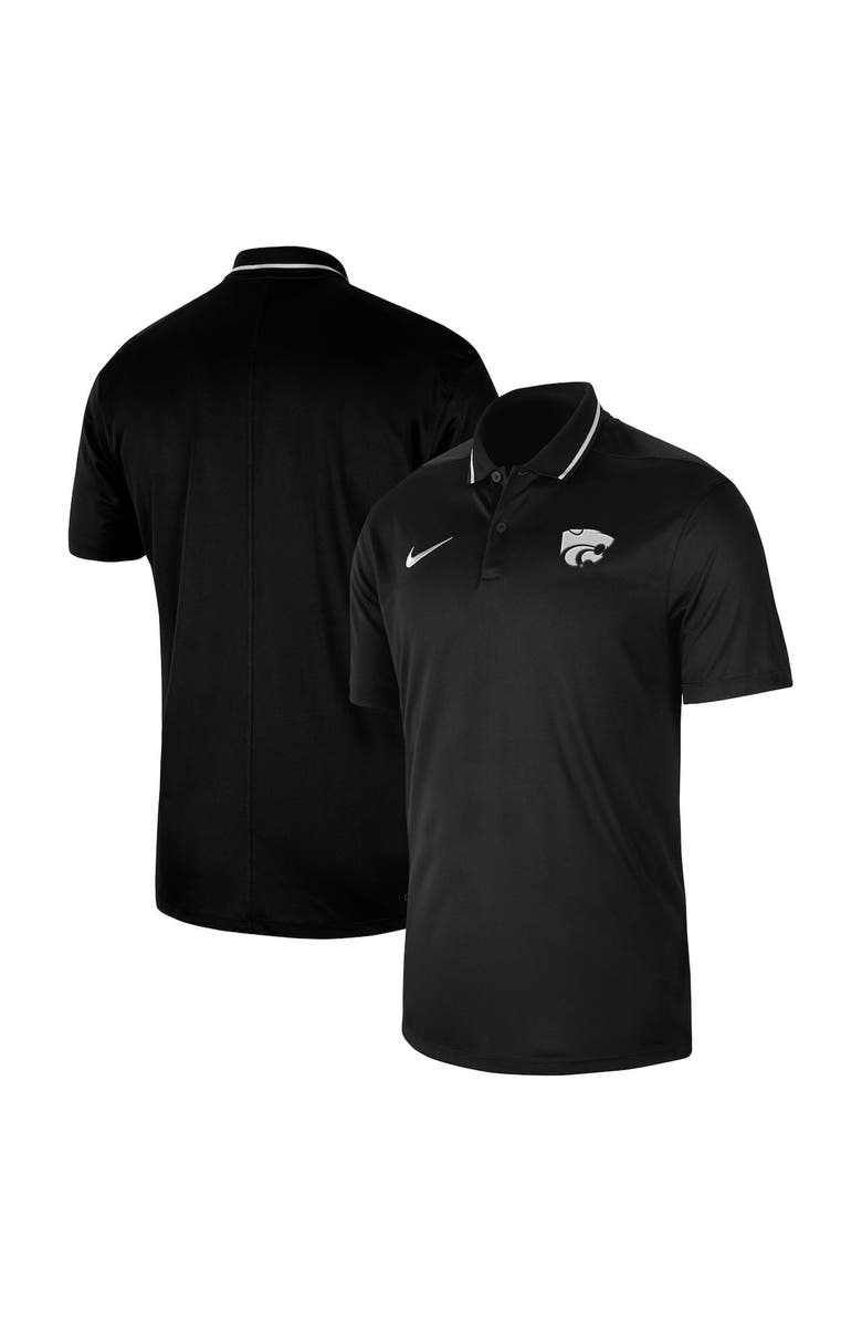 Nike Men's Nike Black Kansas State Wildcats 2023 Sideline Coaches Performance Polo, Main, color, Black