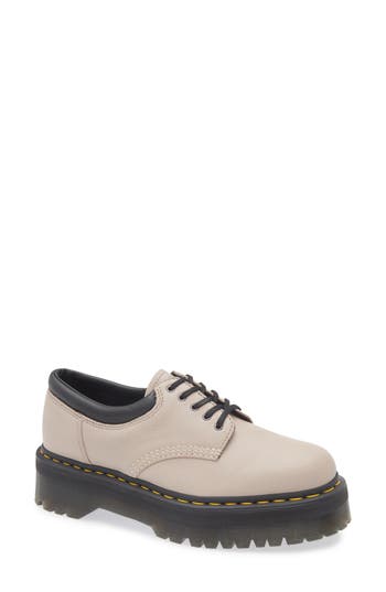 Dr. Martens' Dr. Martens 1461 Quad Ii Lace-up Derby Shoes In Vintage Taupe Pisa