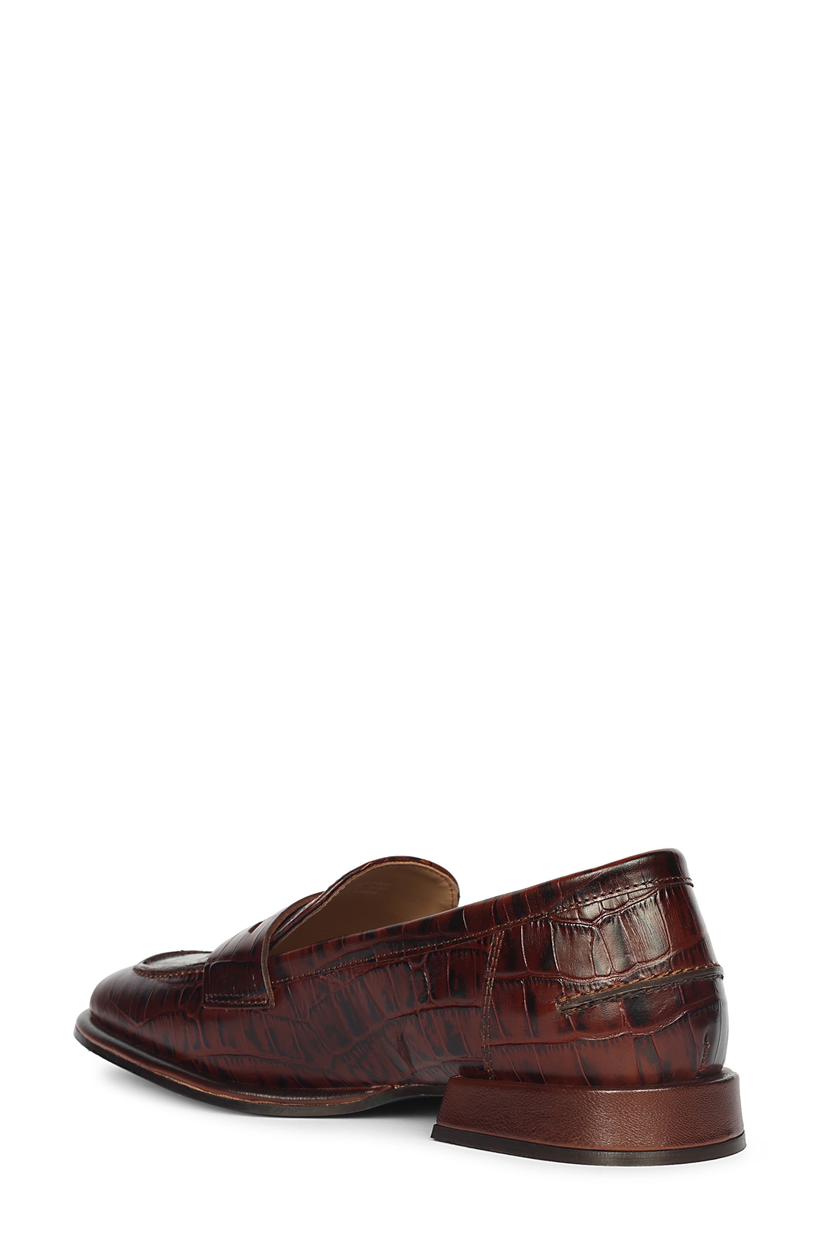 Carla Croc Embossed Loafer - image 4
