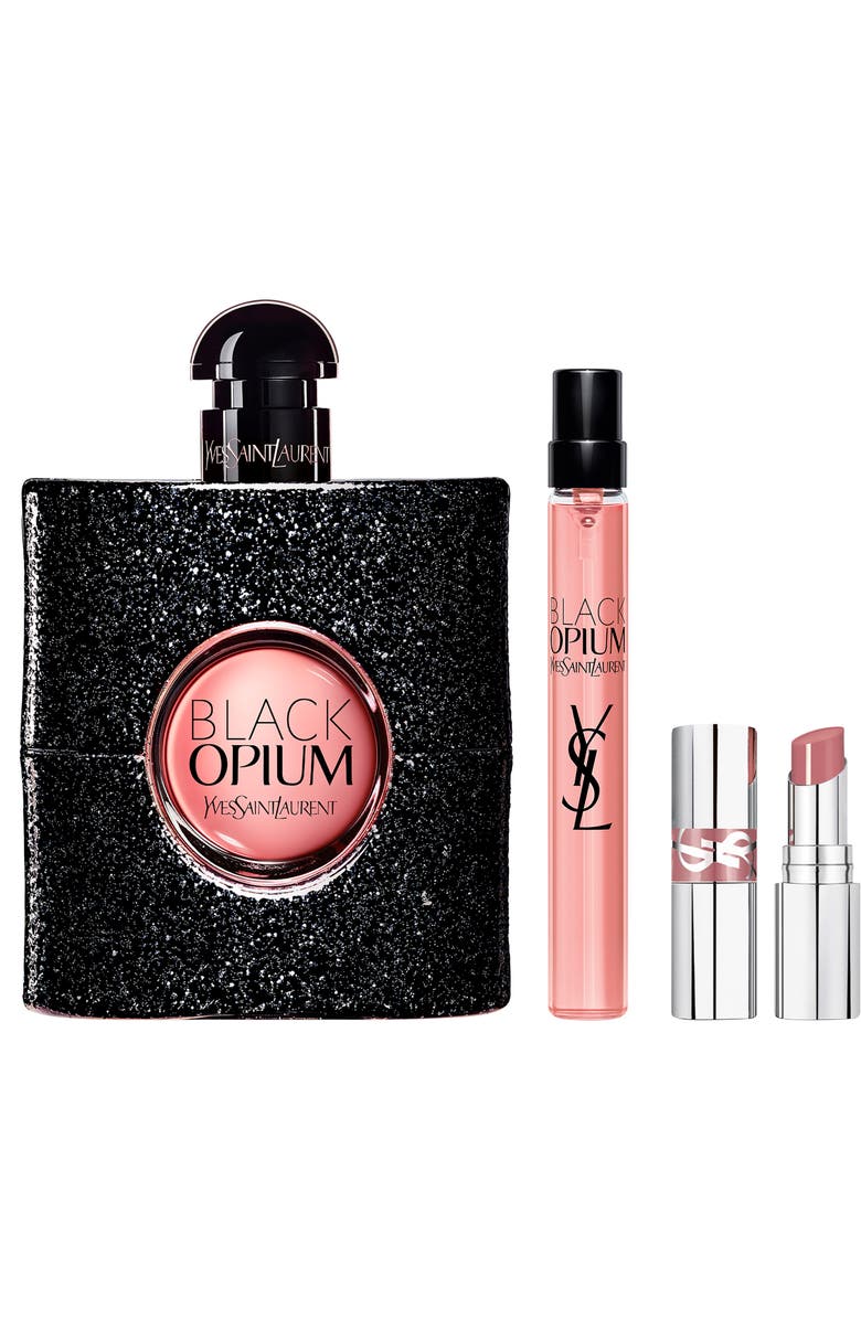Yves Saint Laurent Black Opium Eau de Parfum 3-Piece Gift Set (Limited Edition) $211 Value, Alternate, color,