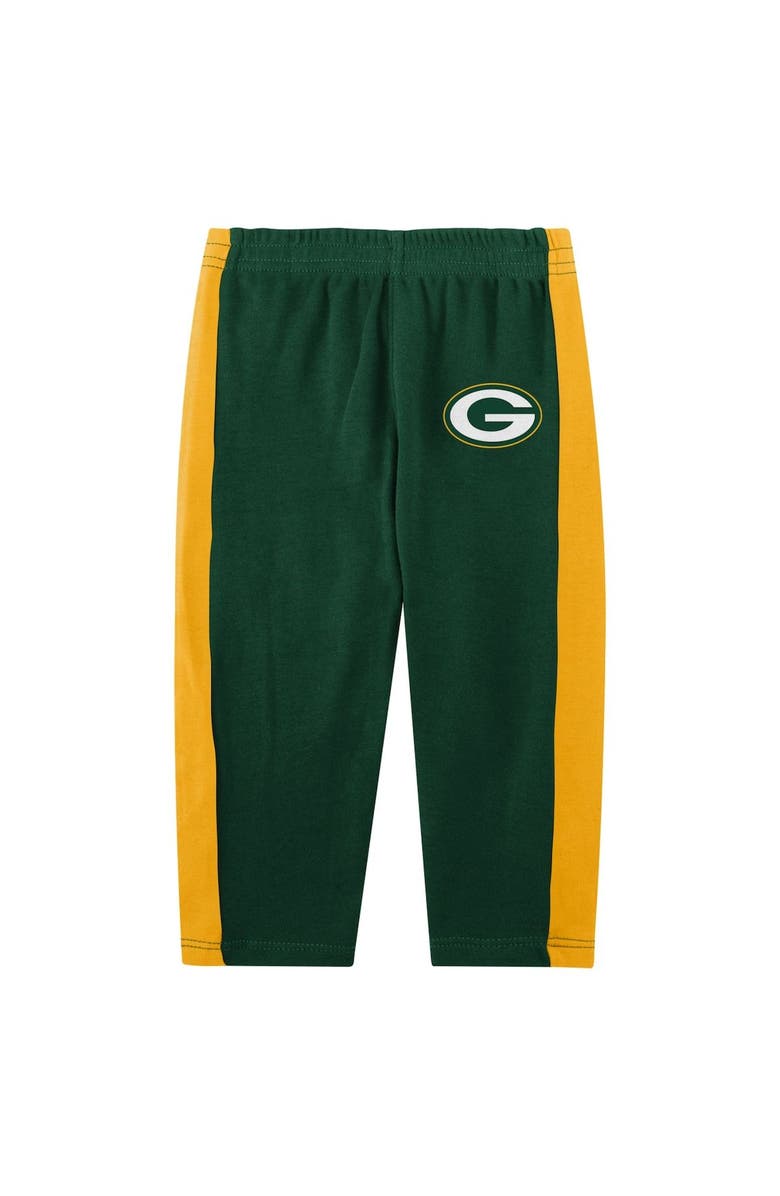 Outerstuff Infant Green Green Bay Packers Rookie of the Year Long Sleeve Bodysuit & Pants Set, Alternate, color,