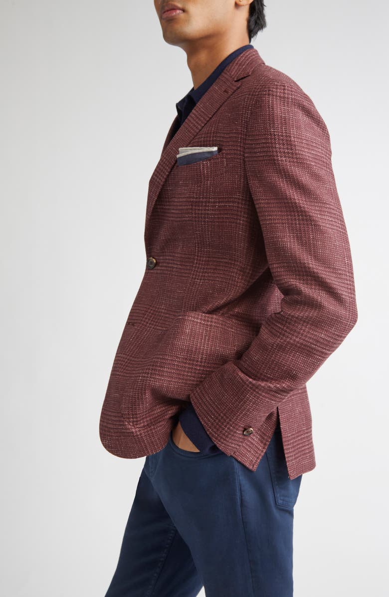 Eleventy Single Breasted Soft Jacket, Alternate, color, 84 Raspberry