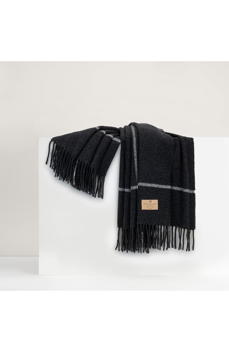 Lands Downunder Window Cashmere Throw, Main, color, Onyx