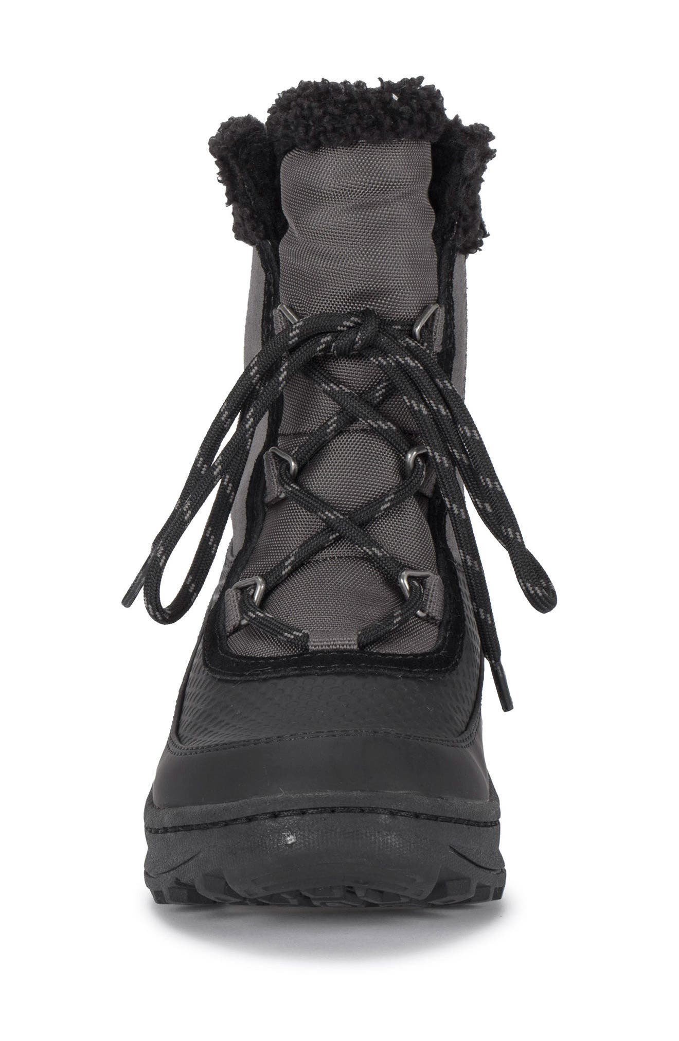 BARETRAPS Alta Water-Resistant Faux Shearling Lined Boot, Alternate, color, Dark Gray/Black