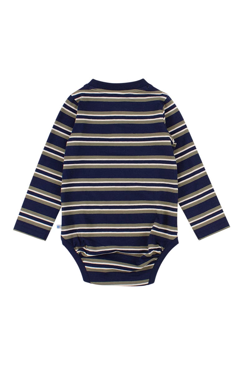 Long Sleeve Henley Bodysuit, Alternate, color, BLUE