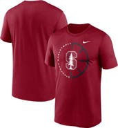 Nike Men's Nike Cardinal Stanford Cardinal Legend Basketball Icon Performance T-Shirt