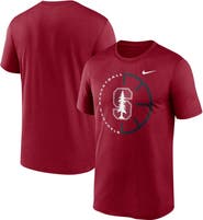 Nike Men's Nike Cardinal Stanford Cardinal Legend Basketball Icon Performance T-Shirt