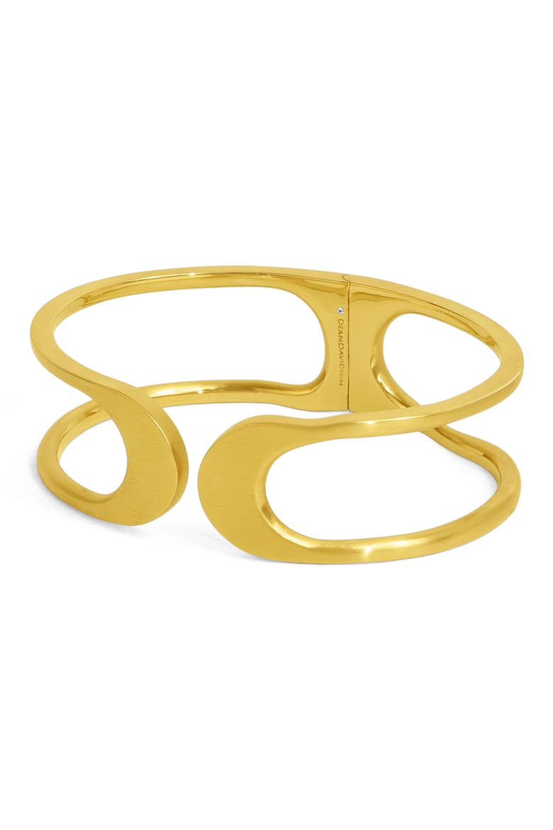 Crosby Midi Cuff Bracelet, Main, color, GOLD