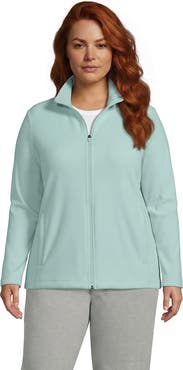 Lands' End Plus Size Anyweather Fleece Full Zip Jacket