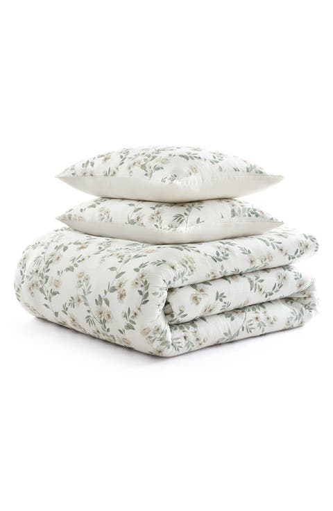 Hazel Floral Cotton Comforter Set