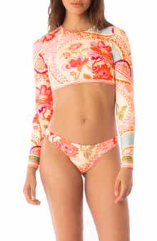 Maaji Spectacle Long Sleeve Crop Rashguard