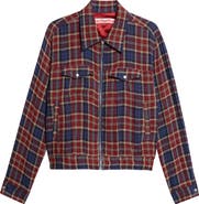 STOCKHOLM SURFBOARD CLUB Terrence Plaid Trucker Jacket