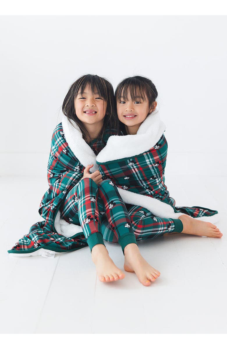 Charlie Lou Baby<sup>®</sup> Steamboat Willie Tartan Plush Blanket, Alternate, color,