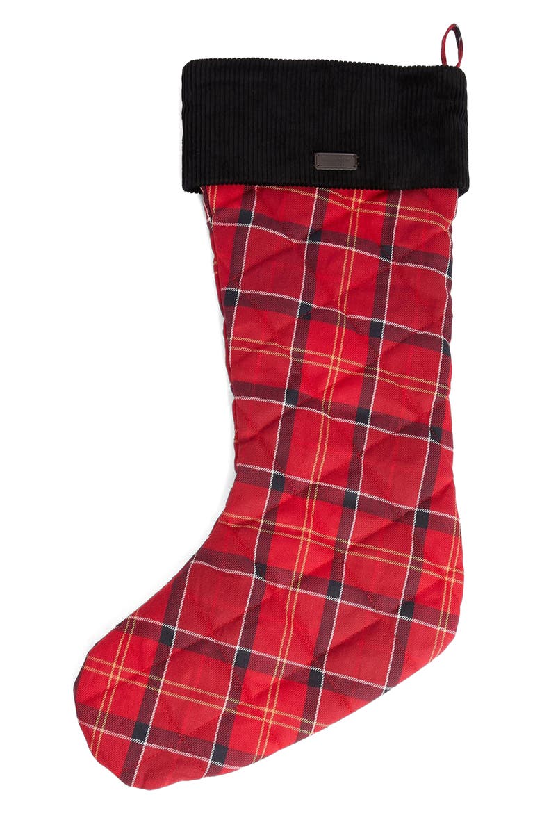 Christmas Stocking, Main, color, CARDINAL TARTAN