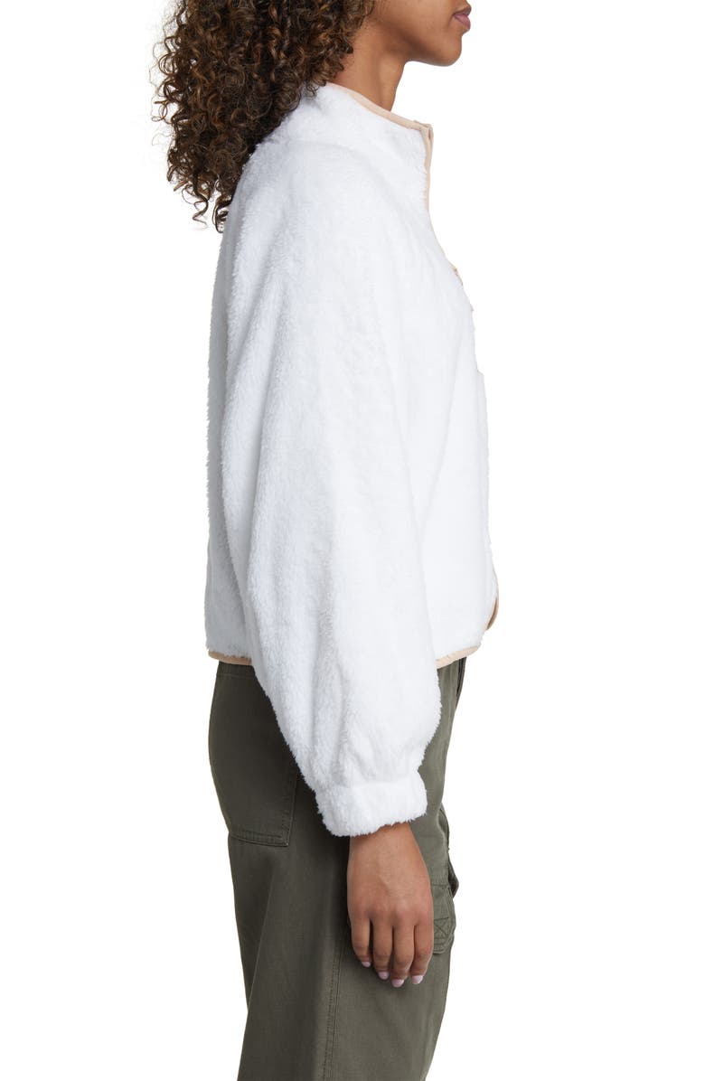 Love, Fire Faux Shearling Zip Jacket, Alternate, color,