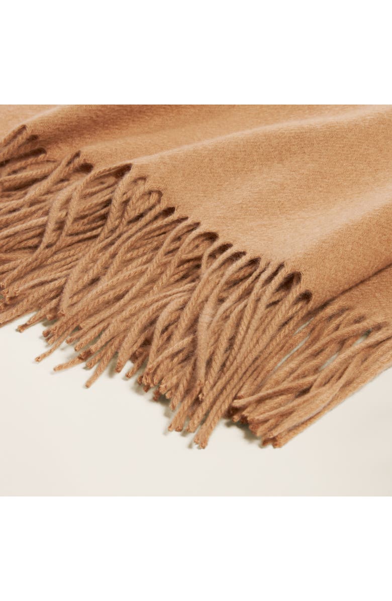 Italic Remi Cashmere Throw Blanket, Alternate, color, Black