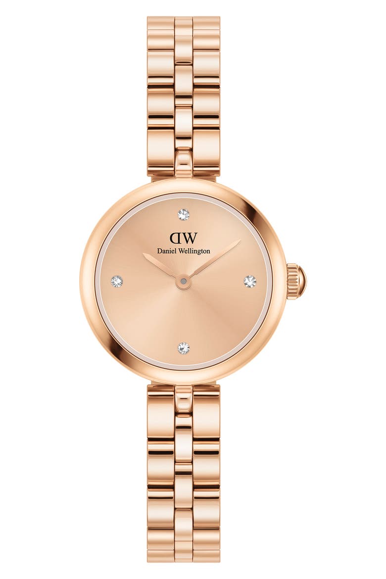 Elan Bracelet Strap Watch, 22mm, Main, color, ROSE GOLD