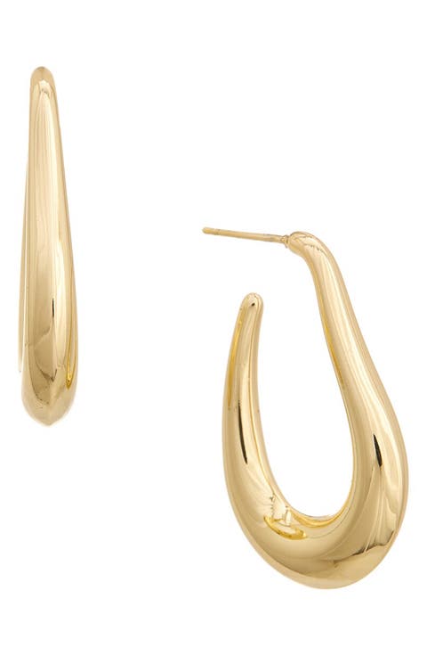 Molten Hoop Earrings