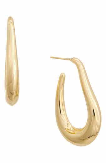 Molten Hoop Earrings