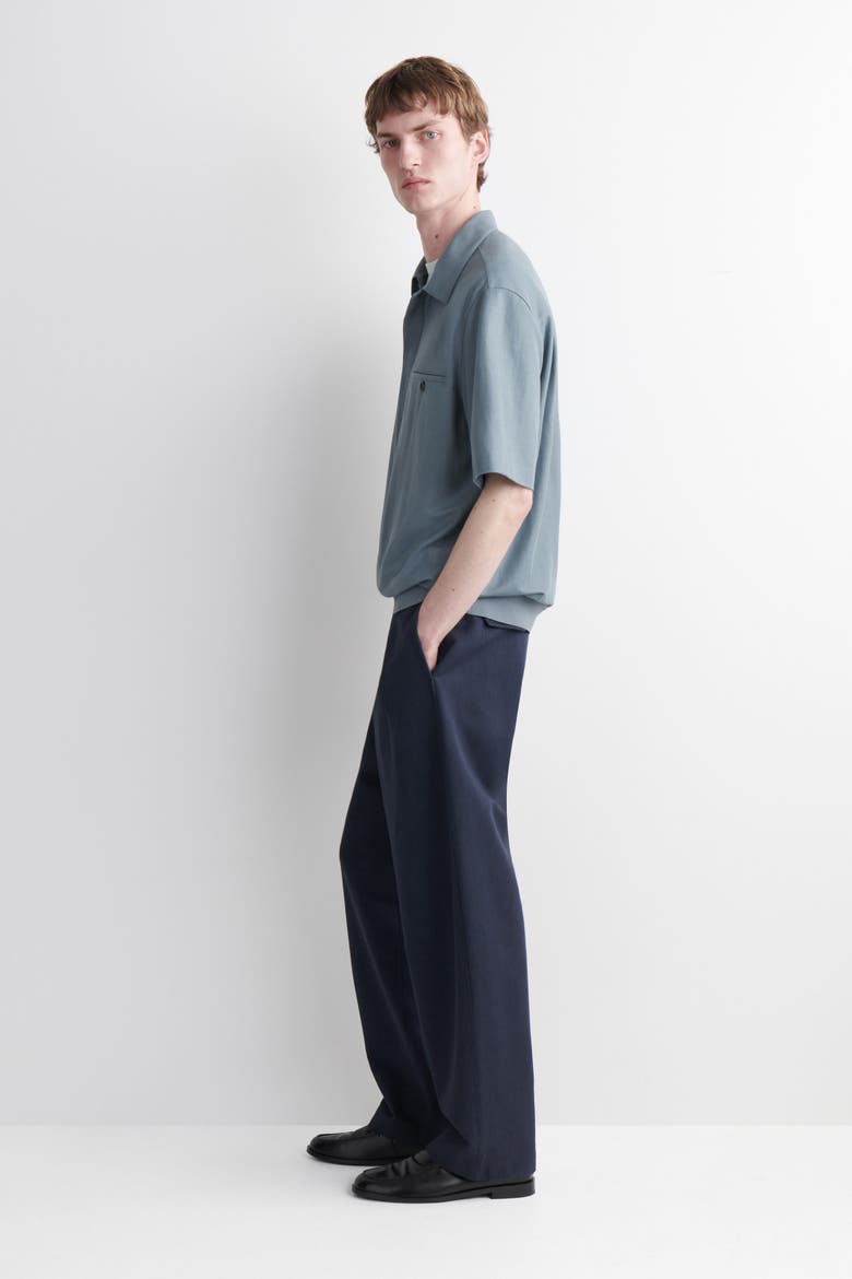 Fluid Jersey Polo Shirt, Alternate, color, BLUE