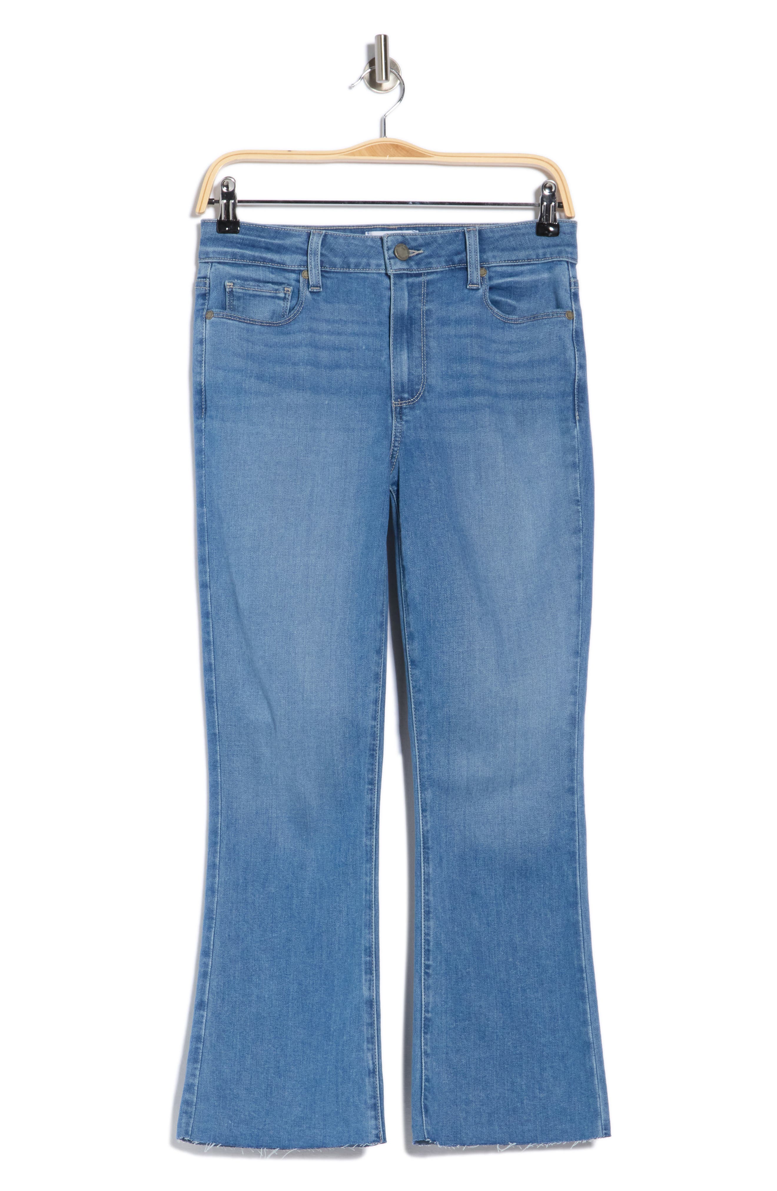 PAIGE Rory Raw Hem Crop Flare Leg Jeans