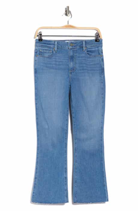 PAIGE Rory Raw Hem Crop Flare Leg Jeans