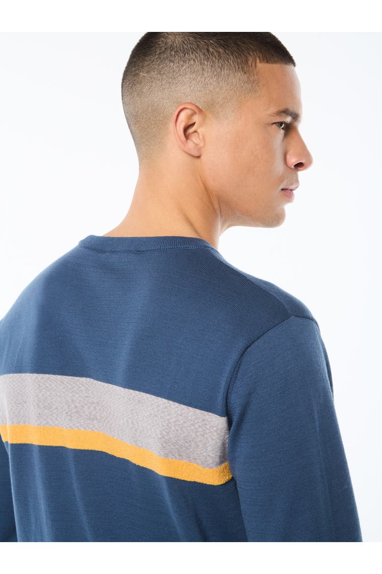 Fausto Crewneck Sweater, Alternate, color, KEY LARGO