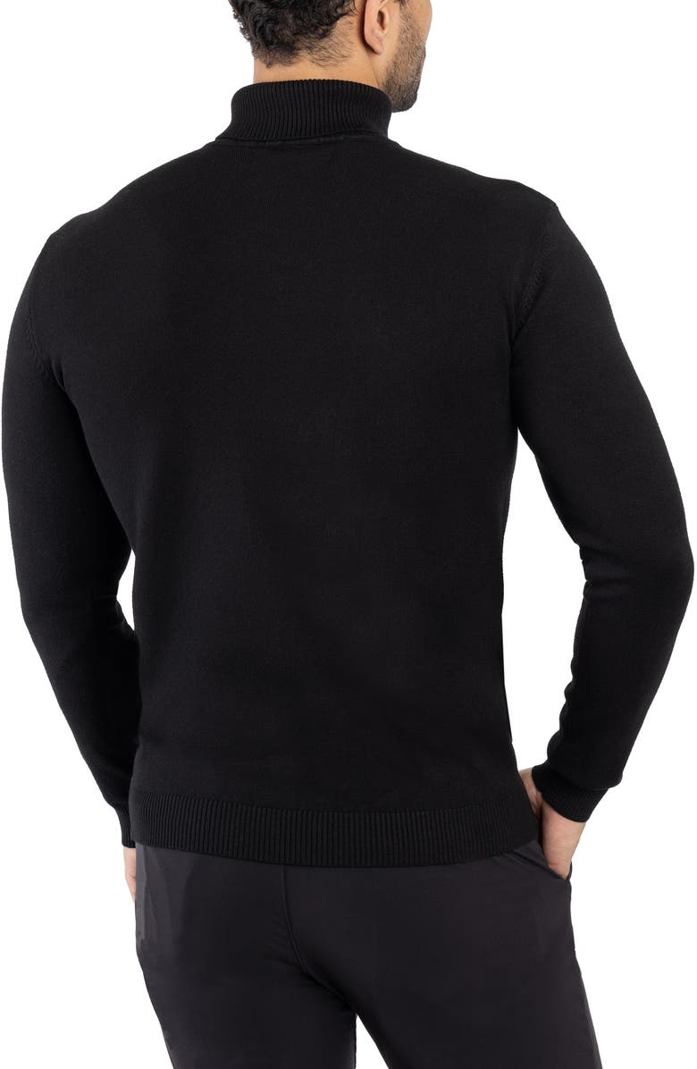 XRAY Turtleneck Pullover Sweater, Alternate, color, Black