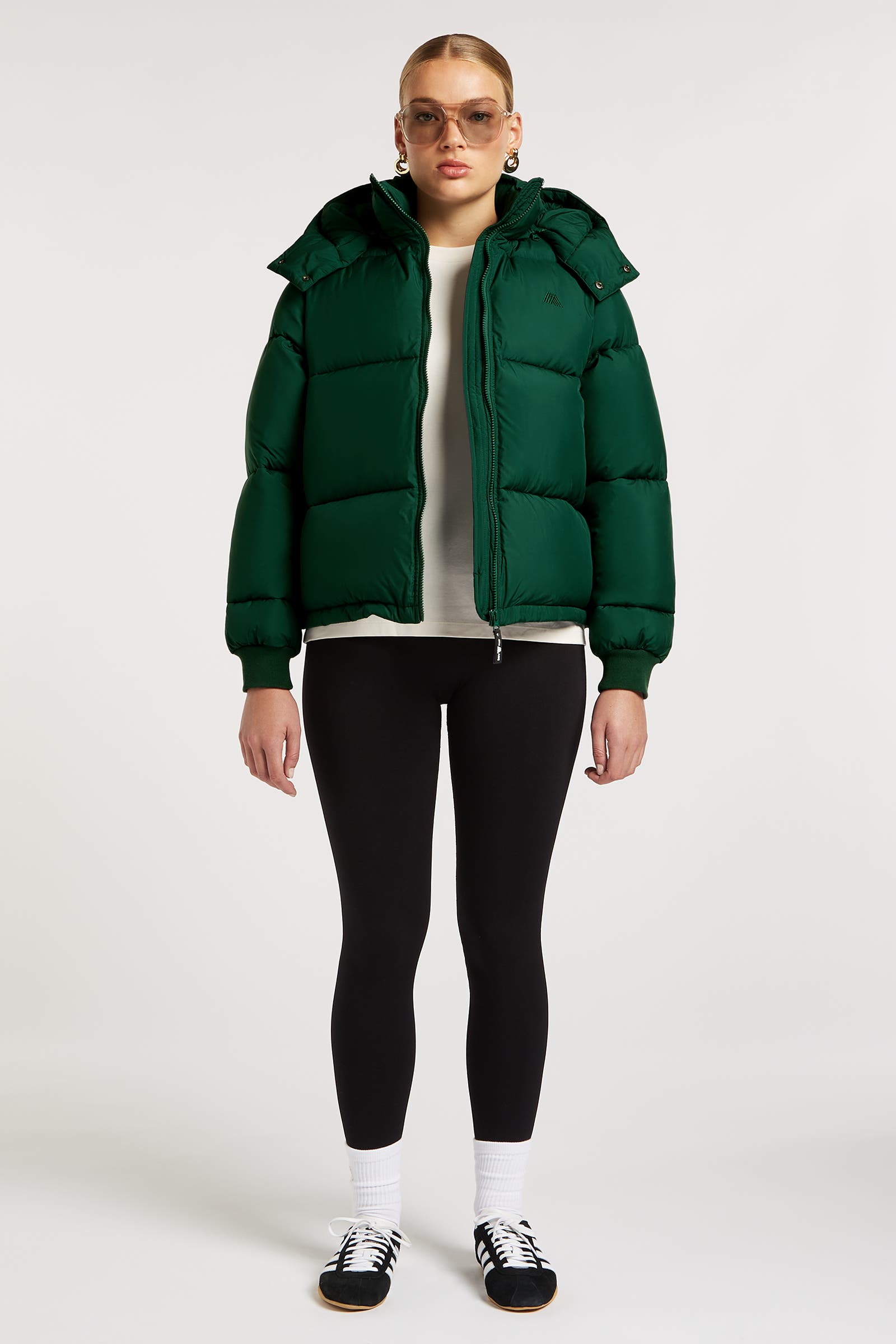 Hudson Long Sleeve Hooded Puffer Coat - image 2