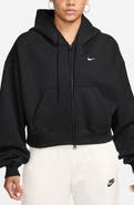 Nike Studio Fleece Oversize Cropped Hoodie