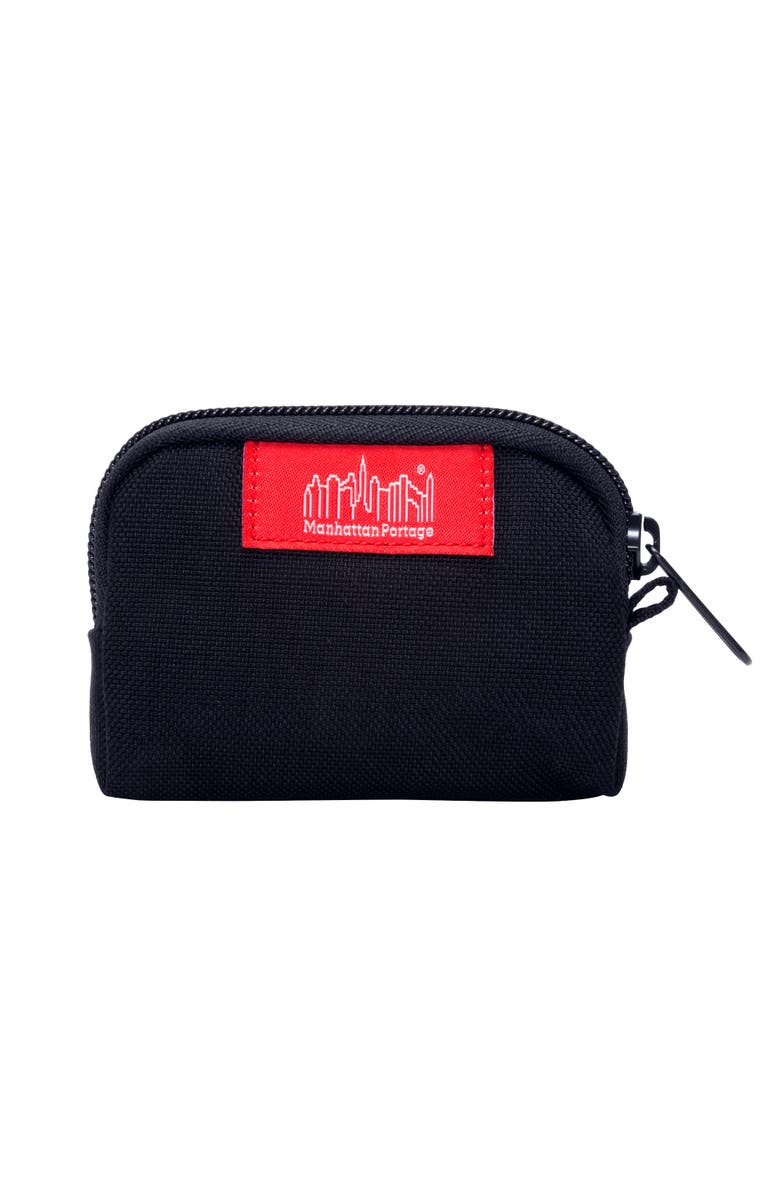 Manhattan Portage Stars and Stripes Coin Purse, Alternate, color, Black