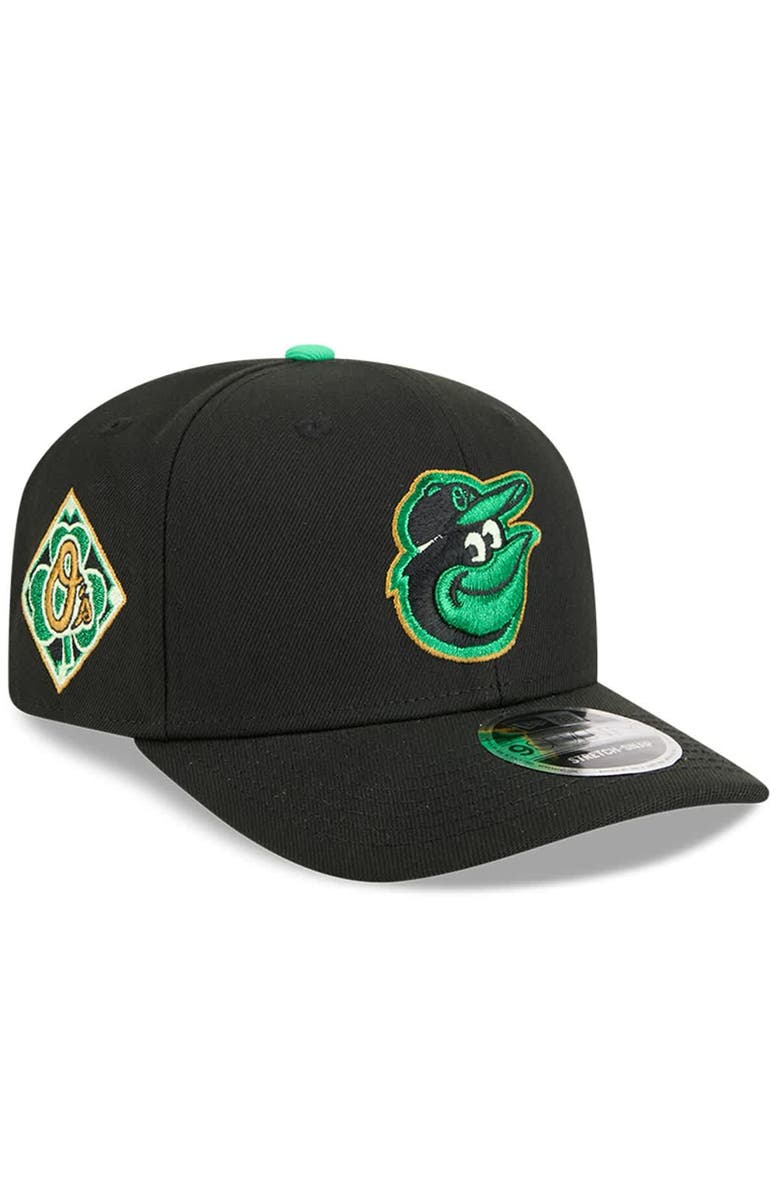 New Era Men's New Era  Black Baltimore Orioles 2026 St. Patrick's Day 9SEVENTY Adjustable Hat, Main, color, Black