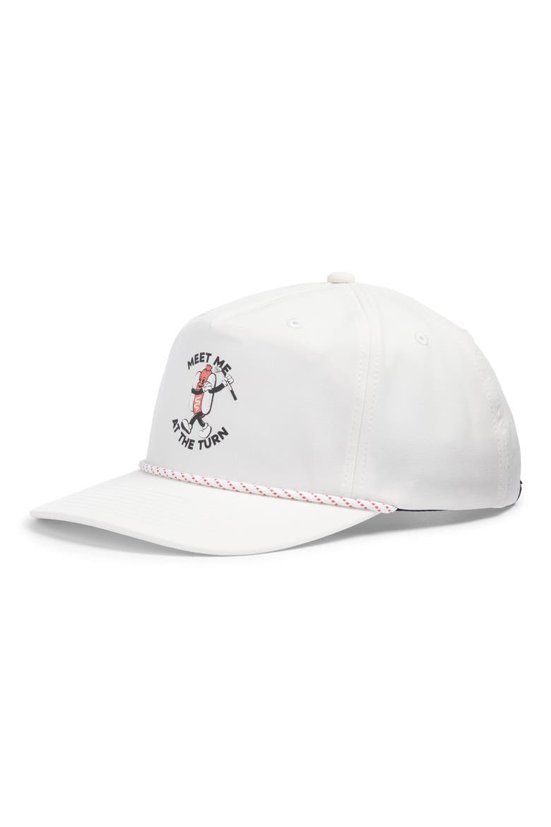 Justin Golf Hat, Main, color, VINTAGE WHITE