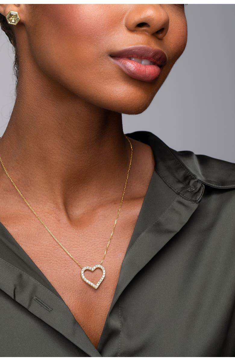 Bony Levy Audrey Diamond Heart Pendant Necklace, Alternate, color,