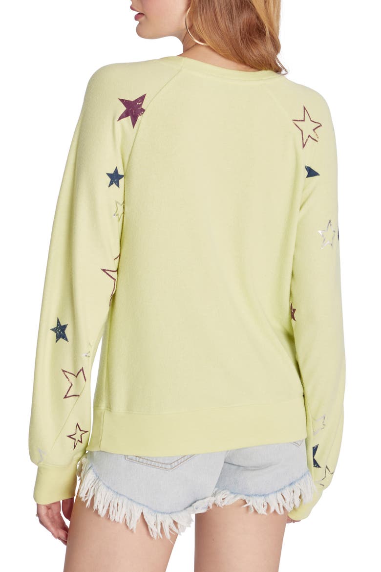 Raglan Sweatshirt, Alternate, color, SUNNY LIME