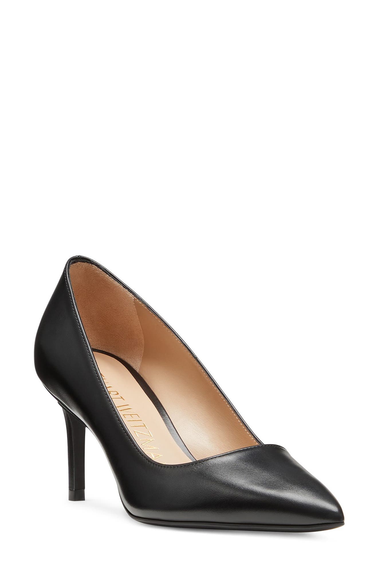 Stuart Weitzman Linsi 75 Pointed Toe Pump, Main, color, 