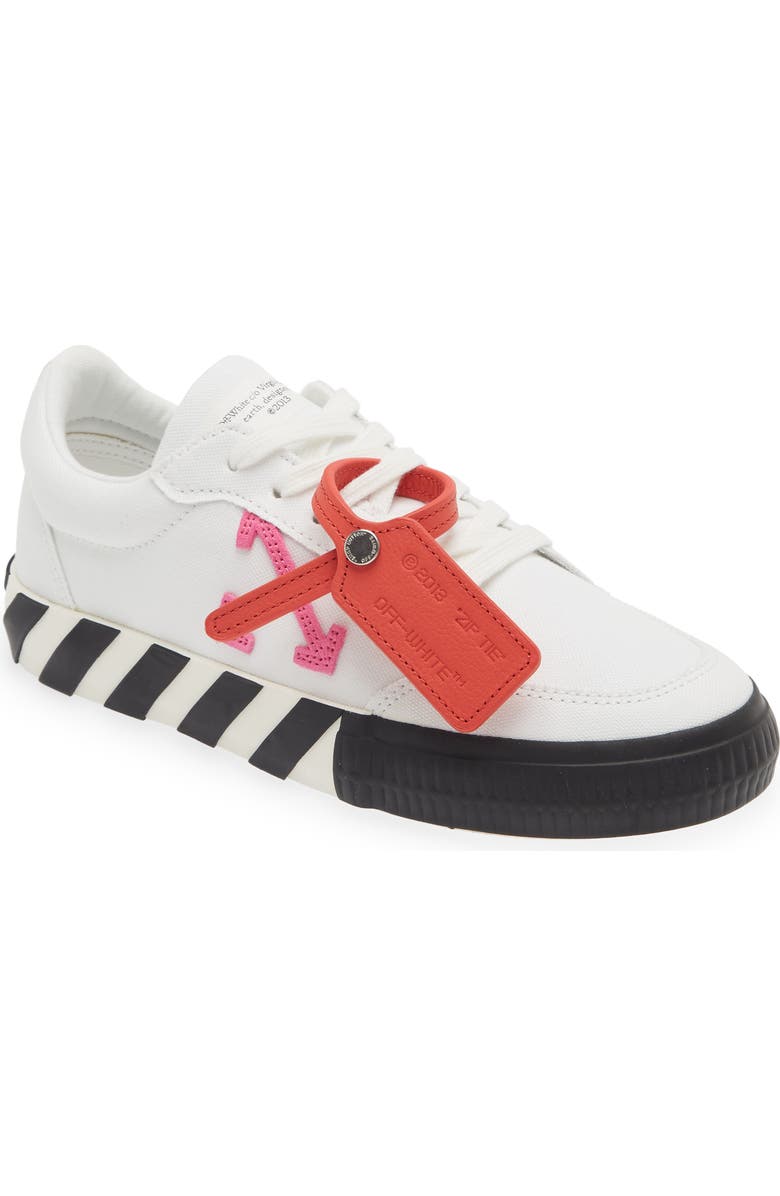 Off-White Vulcanized Low Top Sneaker, Main, color,