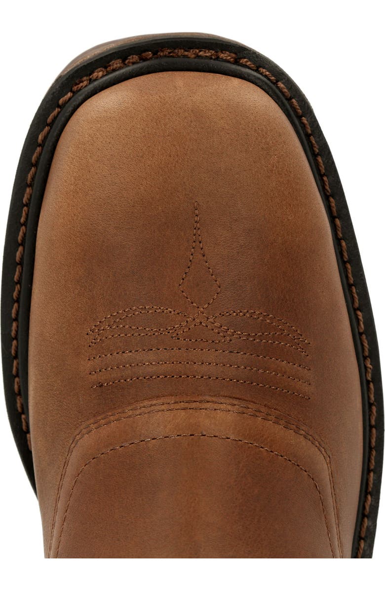 Georgia Boot Carbotec Lt Waterproof Chelsea Work Boot, Alternate, color, Brown