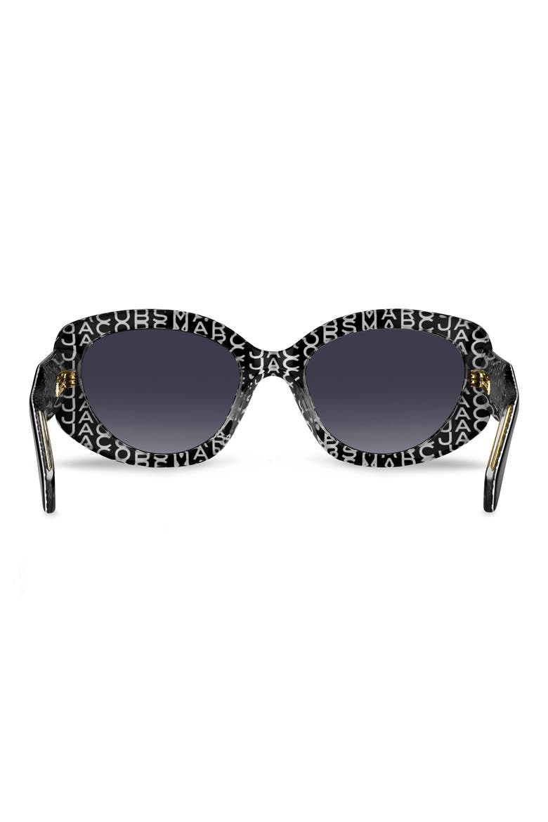 56mm Gradient Rectangular Sunglasses, Alternate, color, 0TAY-9O