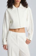 Kenneth Cole Crop Zip Jacket